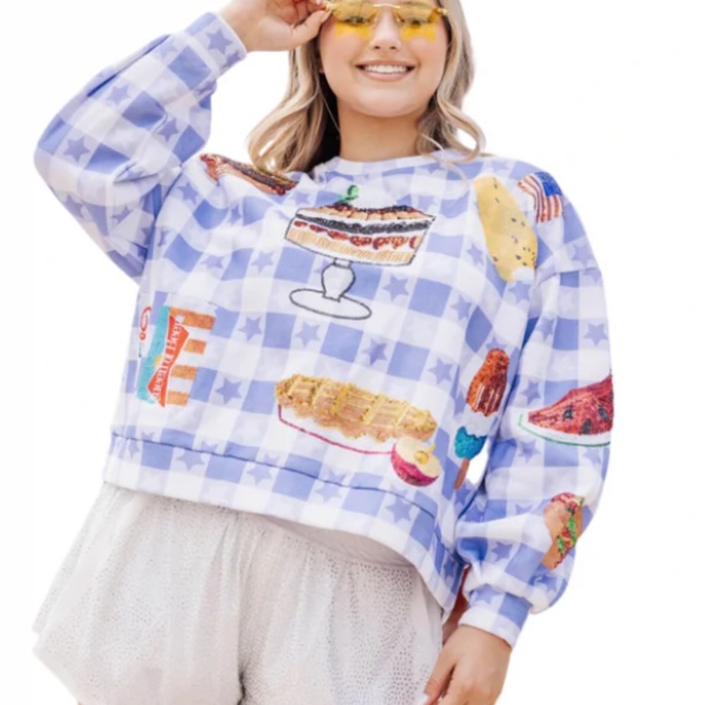 QOS USA Picnic Sweatshirt